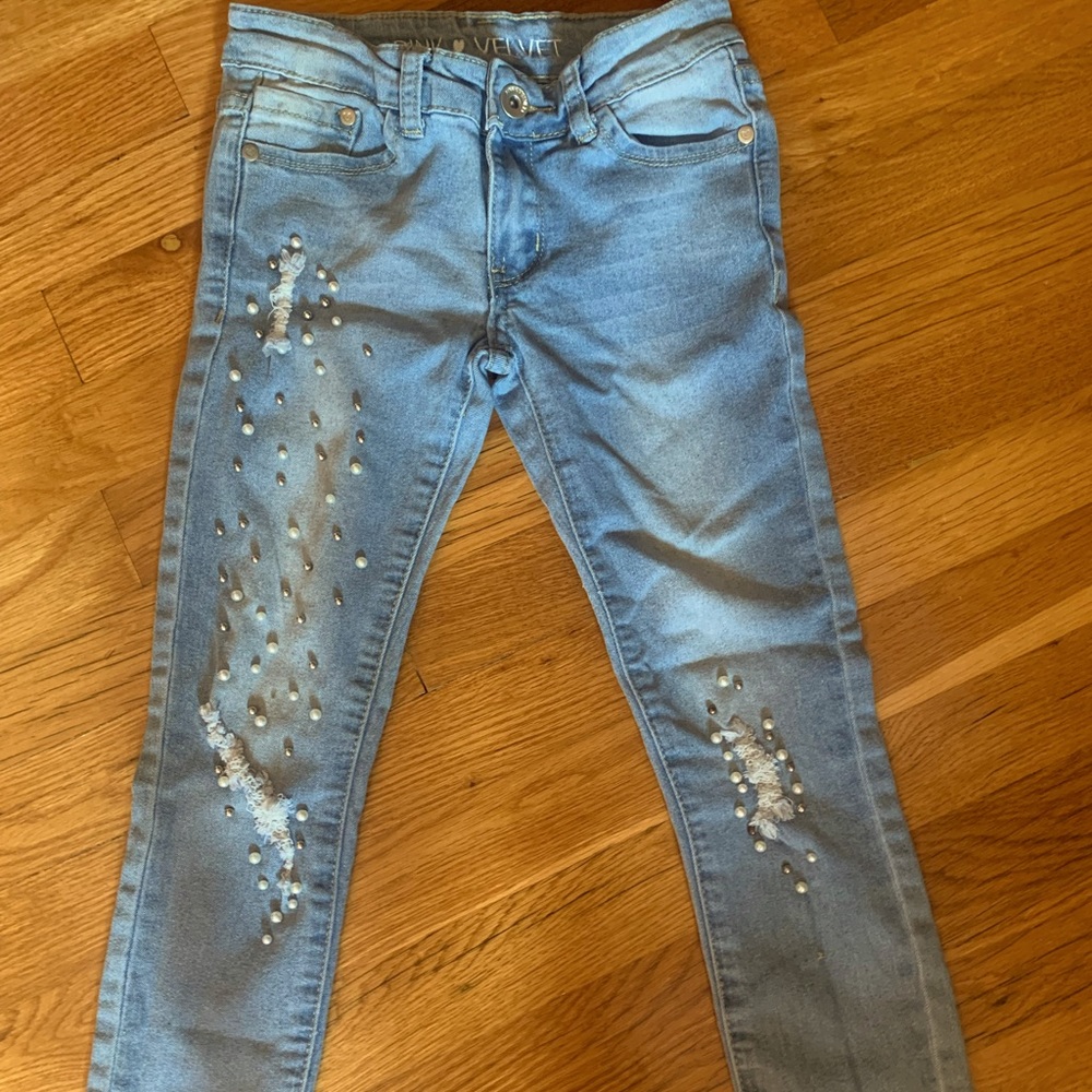 Girls size 7 PINK VELVET brand jeans